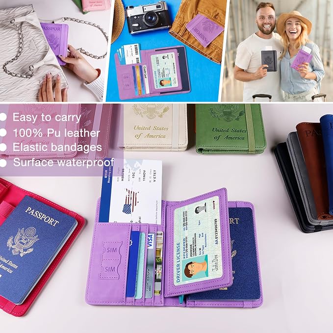 Melsbrinna RFID Passport Holder
