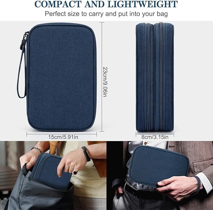 FYY Electronic Organizer, Large Travel Cable Organizer Bag Pouch Electronic