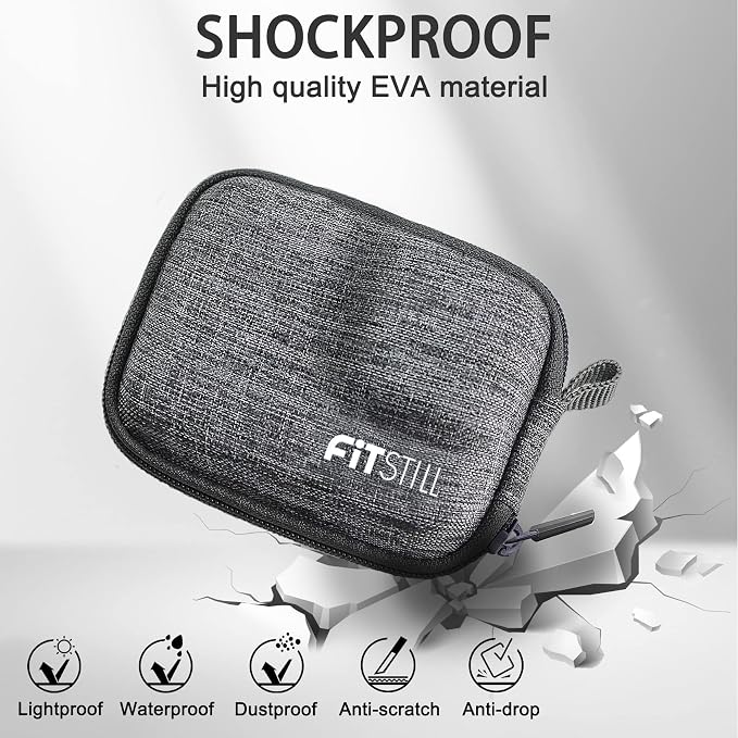 FiTSTILL Grey Weaving Mini Carrying Case