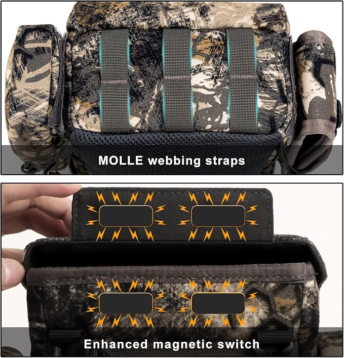 Binocular Harness Chest Pack: Waterproof Bino Case