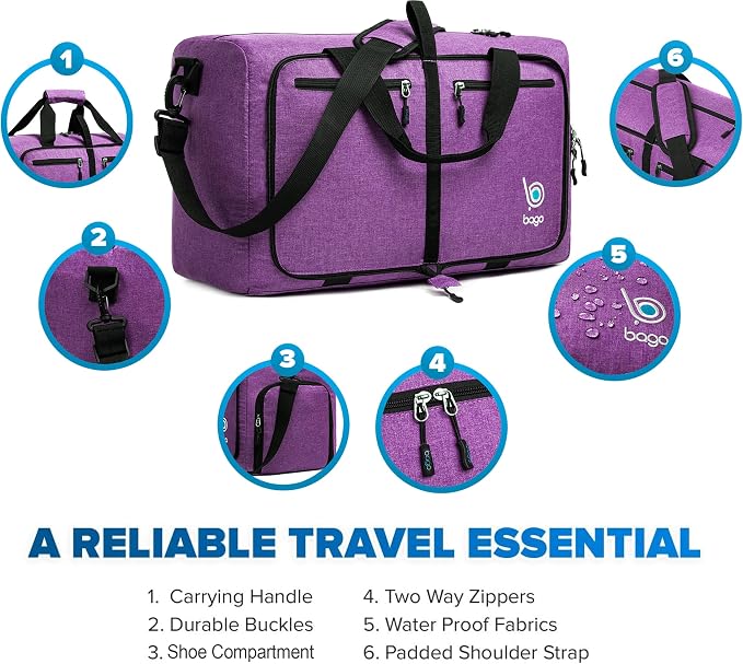 Bago Large Foldable Duffel Bags