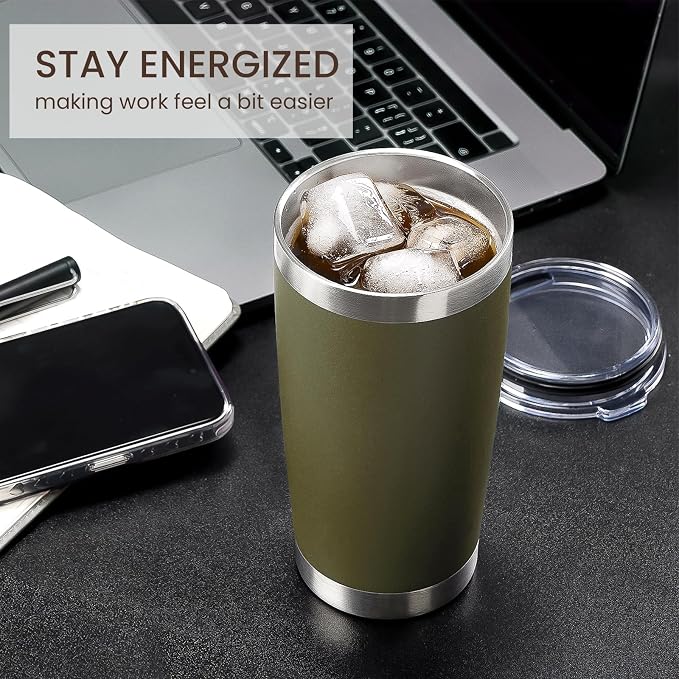 MEWAY 20oz Tumbler 12 Pack Double Wall Vacuum Insulated Travel Mug Bulk