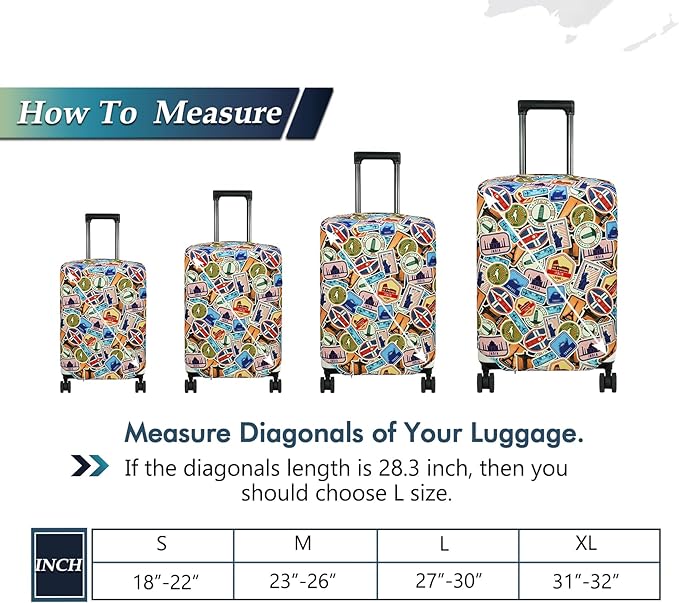 HYPER VENTURE Washable Luggage Cover