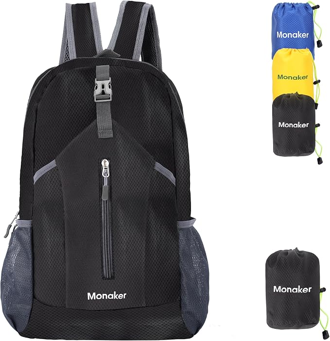 Ultralight 20L Foldable Backpack, Compact to Palm-Sized, Travel & Daily Use