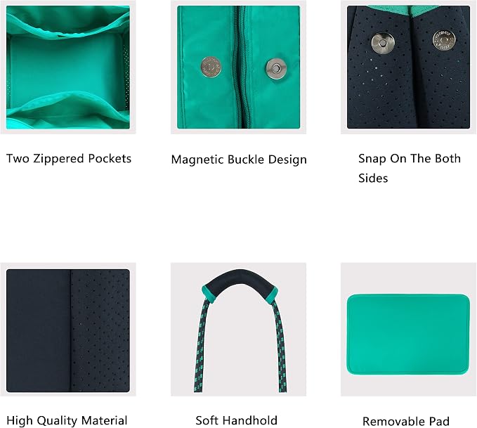 QOGiR Neoprene Multipurpose Beach Bag Tote