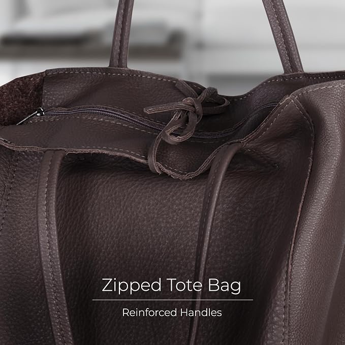 Italian Calf Leather Tote for Women