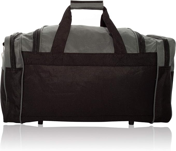 DALIX 21" Blank Sports Duffle Bag Gym Bag Travel Duffel