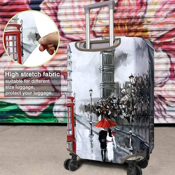 Travel Luggage Cover Suitcase Protector Fits 18-32 Inch Wheel Covers