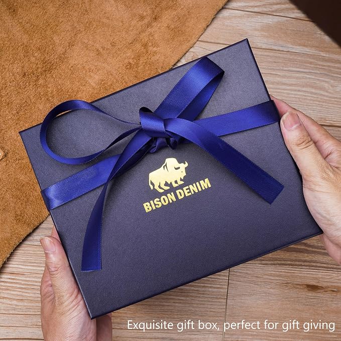 BISON DENIM Watch Box, 4 Watch Travel Case