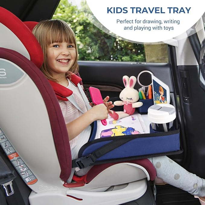 COOLBEBE Kids Travel Tray for Toddler Car Seat, Travel Tray for Airplane