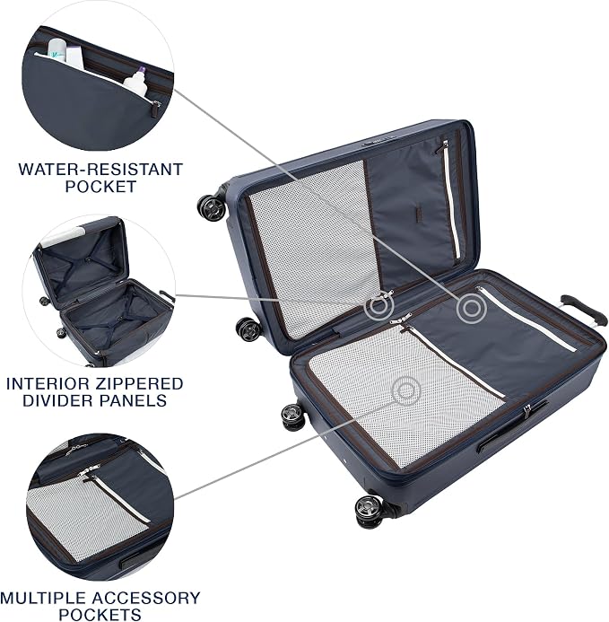 Travelpro Platinum Elite Hardside Expandable Checked Luggage, 8 Wheel Spinner