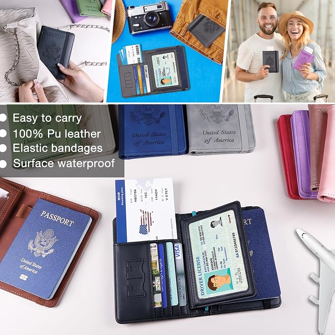 Melsbrinna Rfid Passport Holder
