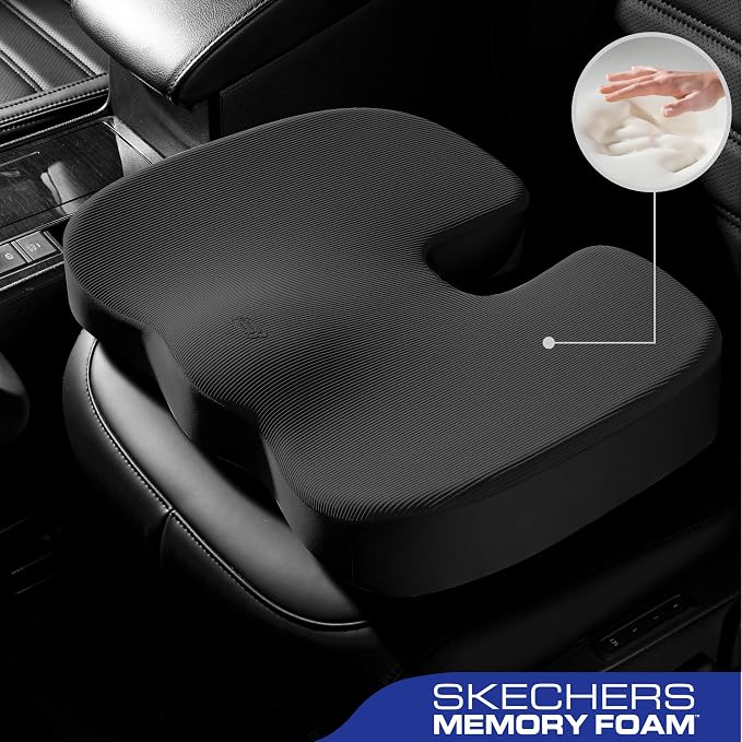 Skechers Memory Foam Seat Cushion, Office Chair Cushion