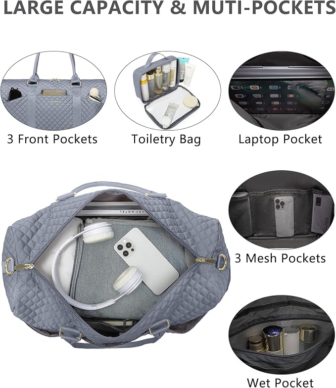 Weekender Travel Duffle Bag for Women