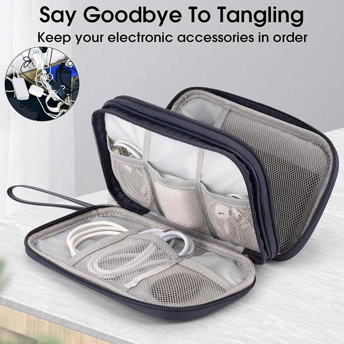 Leather Travel Electronic Organizer