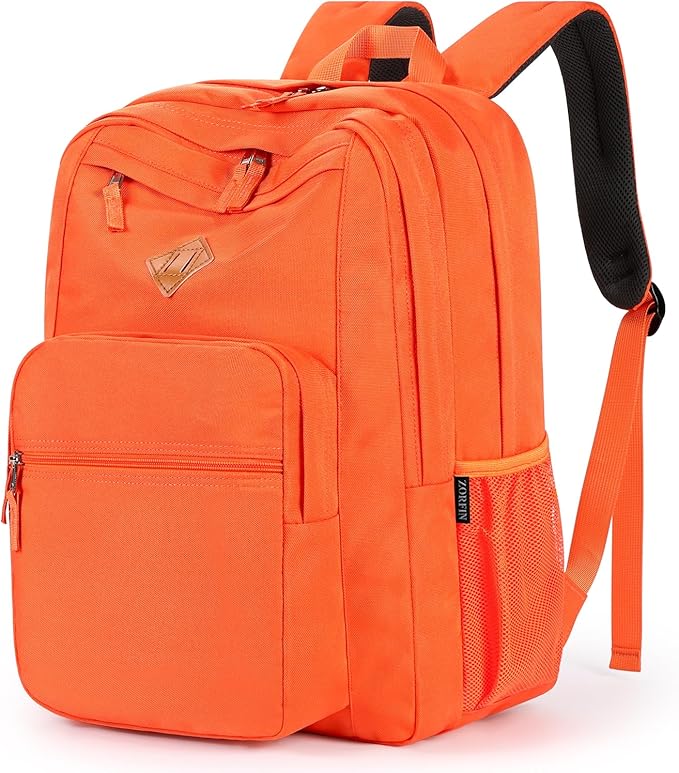 ZORFIN 26L Backpack for College, and Travel: Water Resistant Bookbag