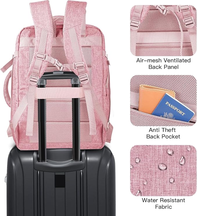 Carry On Backpack, 55L Extra Large Travel Backpack