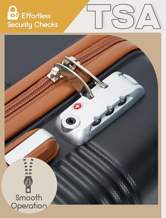 Luggage Sets 5 Piece, Suitcases