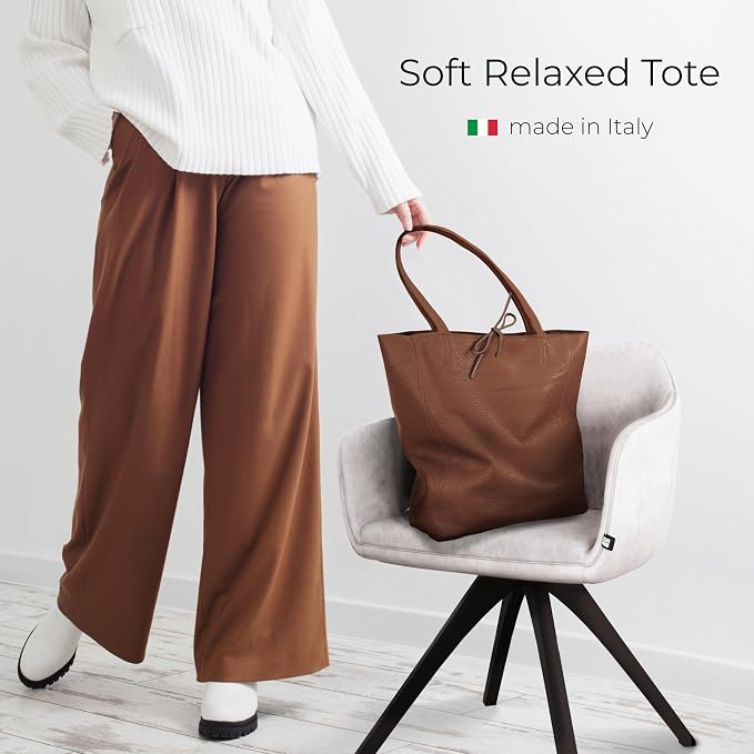 Italian Calf Leather Tote for Women