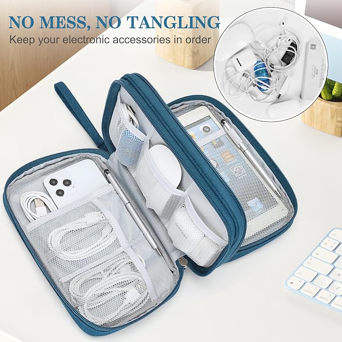 FYY Electronic Organizer, Large Travel Cable Organizer Bag Pouch Electronic