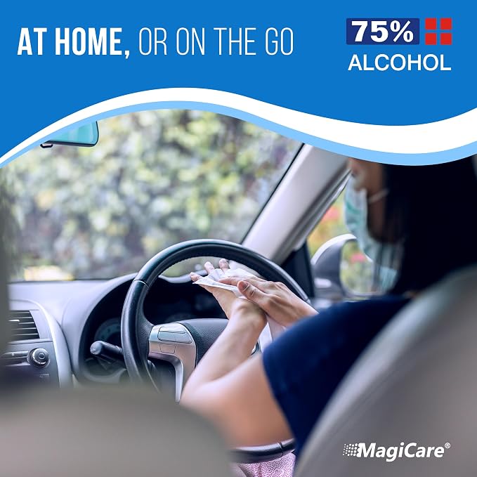 MagiCare 75% Large Alcohol Wipes