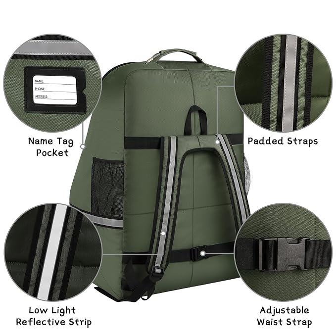 Car Seat Travel Bag, Padded Car Seats Backpack