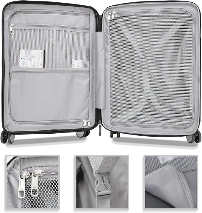 28 Inch Luggage with Spinner Wheels, Lightweight Expandable PC Hardside Large