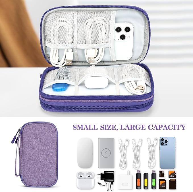 FYY Electronic Organizer, Travel Cable Organizer Bag Pouch Electronic