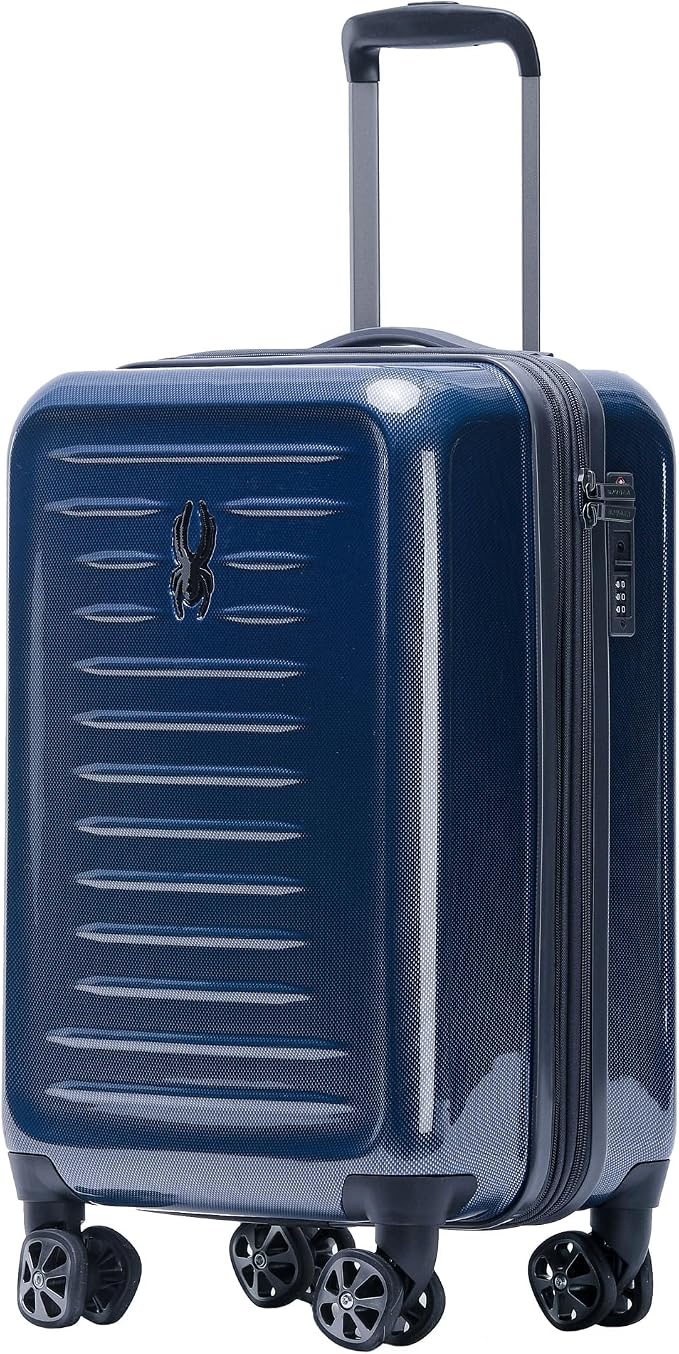 Spyder Rails 20 Inch Expandable Hardside Upright Suitcase