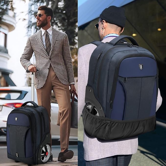 Rolling Backpack, Waterproof Backpack