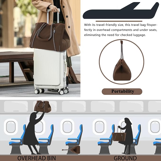 QOGiR Neoprene Multipurpose Beach Bag Tote