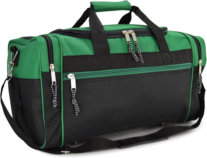 DALIX 21" Blank Sports Duffle Bag Gym Bag Travel Duffel Adjustable Strap in