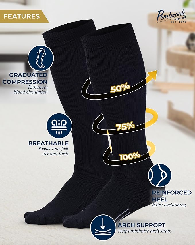Pembrook Light Compression Socks