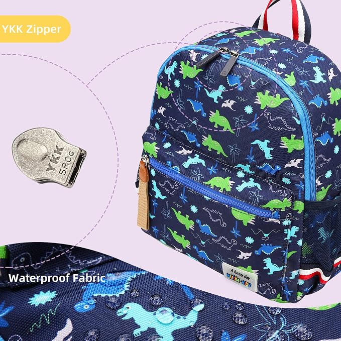 willikiva Cartoon Bus 12 Kindergarten Backpack