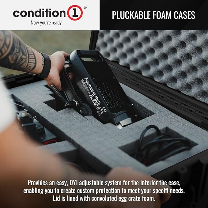 Condition 1 25" Large Heavy-Duty Protective Waterproof Hard Case, Model 024