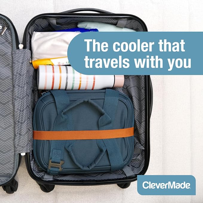 CleverMade Collapsible Insulated Cooler Bag – Leakproof Soft Folding Cooler