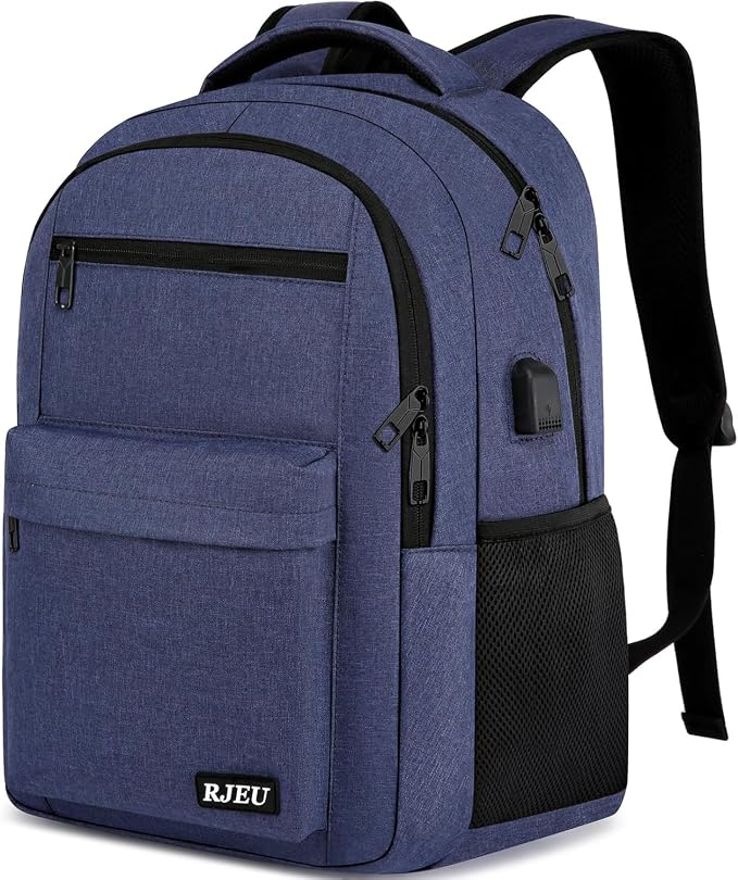 School Backpack for Teen Boys, 17.3 Inch Laptop, USB Charging Port, Anti-Theft