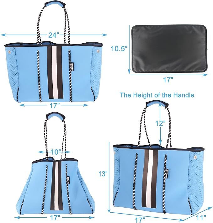 QOGiR Neoprene Multipurpose Beach Bag Tote