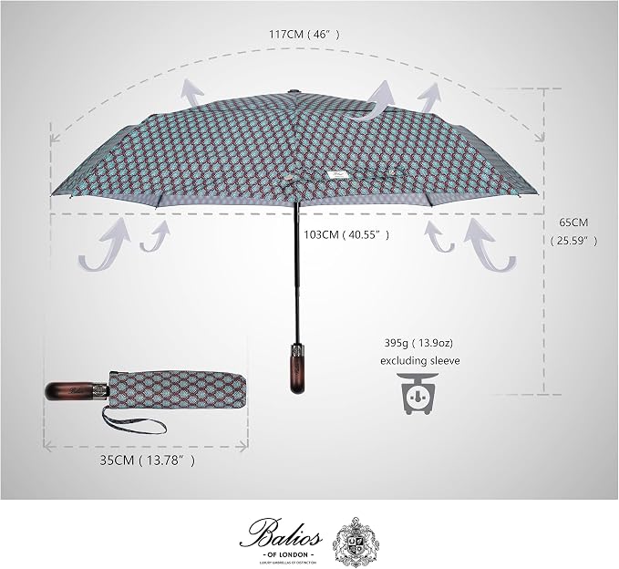 Balios Travel Folding Umbrella