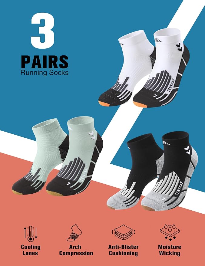 Compression Sport Running Socks: Athletic Socks