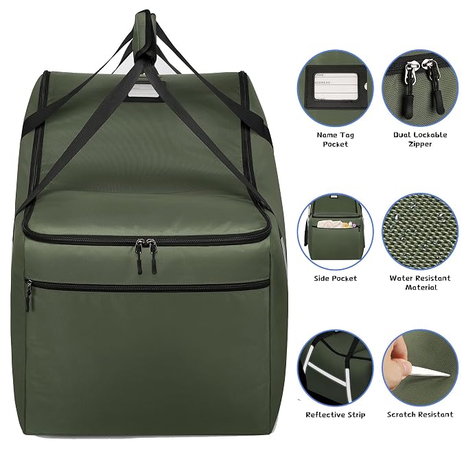 Infant Car Seat Travel Bag for Airplane Compatible