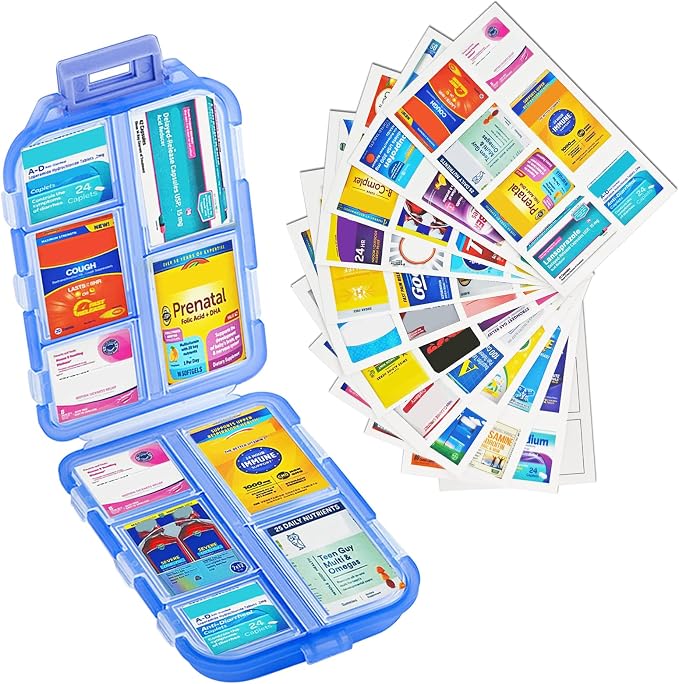 Small Pill Case Travel Pill Box Cute Pill Organizer