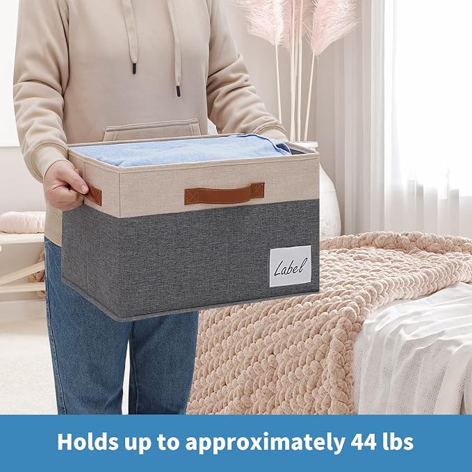 GhvyenntteS Fabric Storage Bins