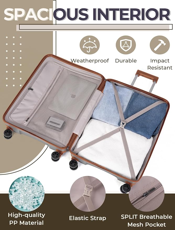 Luggage Sets 5 Piece, Suitcases