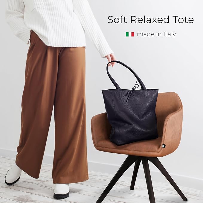 Italian Calf Leather Tote for Women