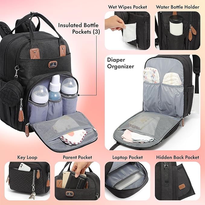 Dikaslon Diaper Bag Backpack
