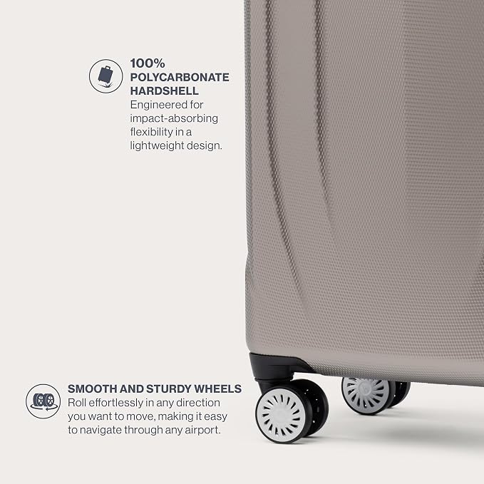 Travelpro Pathways 3 Hardside Expandable Luggage, 8 Spinner Wheels, Lightweight