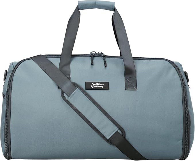 Halfday Convertible 2-in-1 Garment Duffel Weekender Bag 40L | Wrinkle-Free