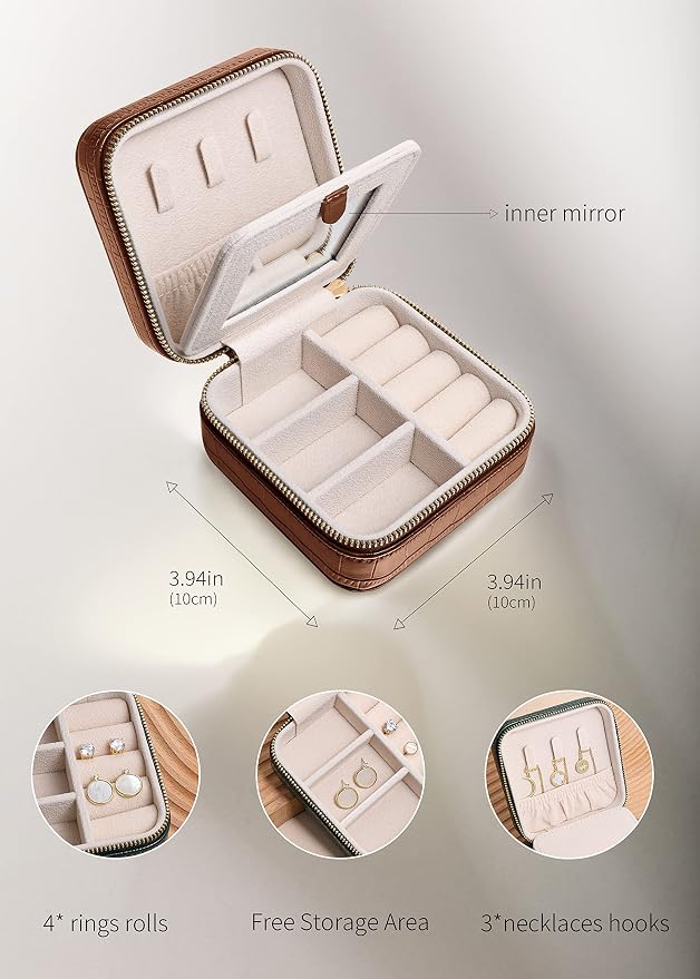 S.Leaf Travel Jewelry Box
