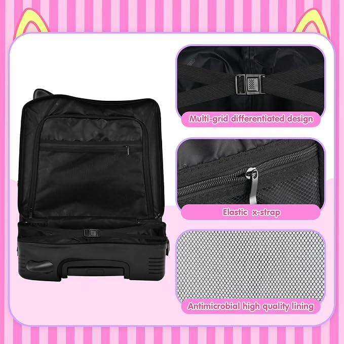 smilesun 20" Ride-On Travel Suitcase